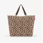 Reisenthel Shopper XL Leo Macchiato – suuri ostoskassi kierrätetystä PET:stä leopardikuviolla, 35 L