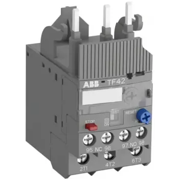 ABB TF42-0.55 lämpöylikuormitusrele, 0,45-0,55 A, 690 V AC, 3-napainen, 1NO+1NC