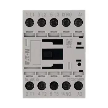 Eaton DILM15-10 24 V DC tehonkontaktori, 3-napainen, 15 A, 7,5 kW, 1 NO apukosketin