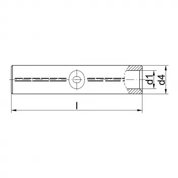 Klauke 228R alumiinipuristusliitin 95 mm² puristusliitin