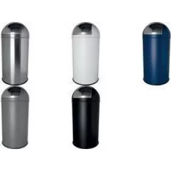 Helit H2401795 jäteastia, 30 litraa, musta, pyöreä, polypropeeni