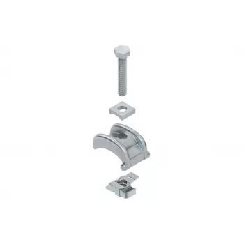 NIEDAX SPPGM30F profiilipuristin kuumasinkitystä teräksestä, laippa 3-30 mm, M8-kierre