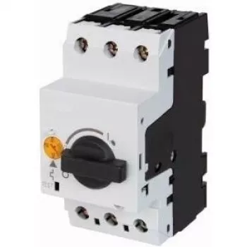 EATON PKZM0-10 moottorinsuojakatkaisija, 3-napainen, 6,3-10 A, 4 kW, kiertonuppi