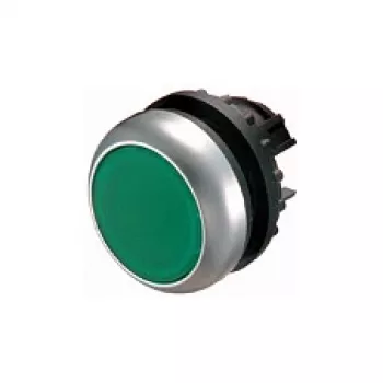 Eaton M22-D-G litteä painonappi, vihreä, hetkellinen, 22,5 mm, IP66/IP67/IP69K