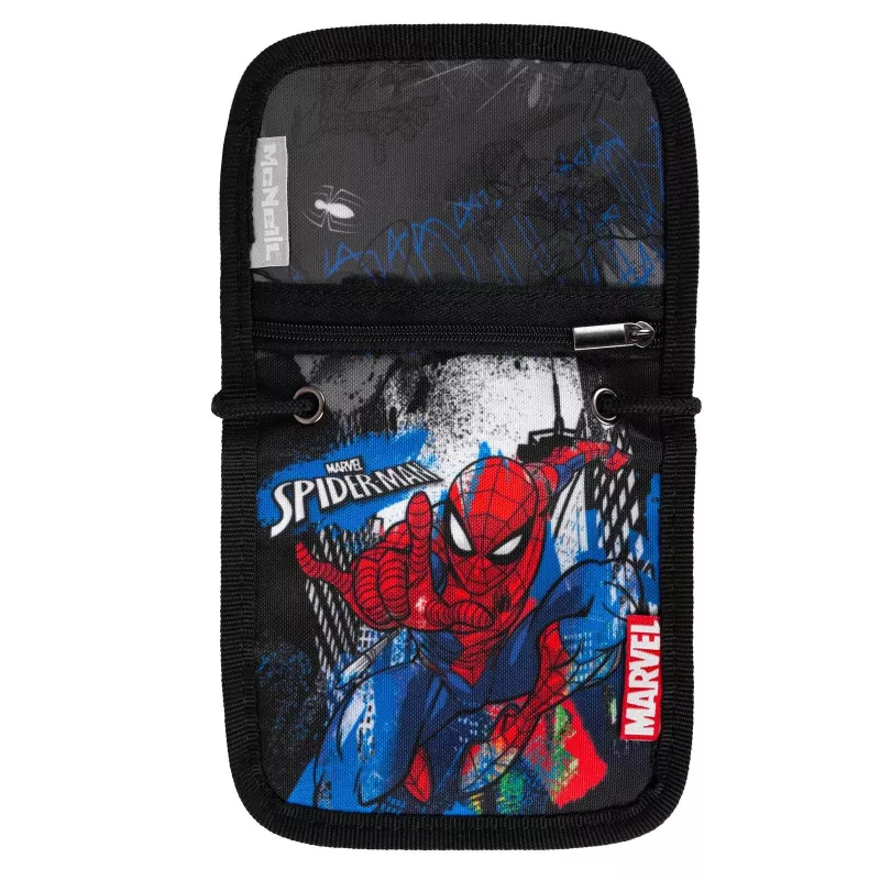 McNeill Marvel Spider-Man rintalaukku henkilökorttitaskulla, punainen/sininen