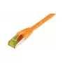 SYNERGY21 S217692 CAT6A S/FTP patch-kaapeli RJ45, 7,5 m, oranssi, LSZH, 500 MHz, 10 Gbit/s