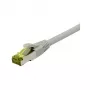 Synergy21 CAT6A S/FTP patch-kaapeli, RJ45, 25m, harmaa, LSZH, Ultraflex, 500MHz, 10Gbps