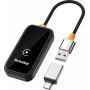 TechniSat Technicast 100 langaton CarPlay- ja Android Auto -adapteri – musta, USB-C, Plug & Play