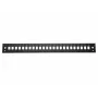 EQUIP 19 tuuman patch-paneeli 24x LC-Duplex SC-Simplex, teräs, musta - 1U rack-moduuli