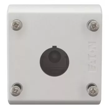 Eaton M22-I1 pinta-asennettava tyhjä kotelo, 1 paikka, harmaa RAL 7035, IP66, 80 x 72 x 56 mm