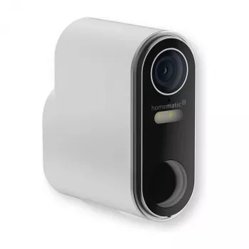 Homematic IP akku-ulkokamera (HmIP-COR) – 3MP, WLAN, valkoinen/musta