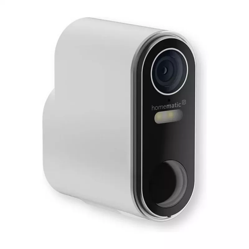 Homematic IP akku-ulkokamera (HmIP-COR) – 3MP, WLAN, valkoinen/musta