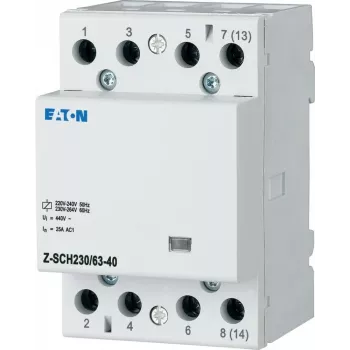 EATON Z-SCH230/63-40 asennuskontaktori, 4 NO, 63 A, 230 V AC käämi