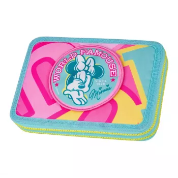 McNeill täytetty penaalipussi 2 vetoketjulla XL Disney Minnie Mouse