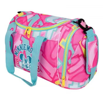 McNeill Disney Minnie Mouse urheilukassi, pinkki/punainen, 16L, polyesteri, lasten