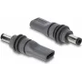Delock USB Type-C -liitin DC 5,5 x 2,1 mm -pistokkeeseen -adapteri Starlink Mini -laitteelle - harmaa