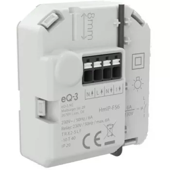 Homematic IP uppoasennettava kytkinaktori 6 A (3 kpl:n pakkaus)