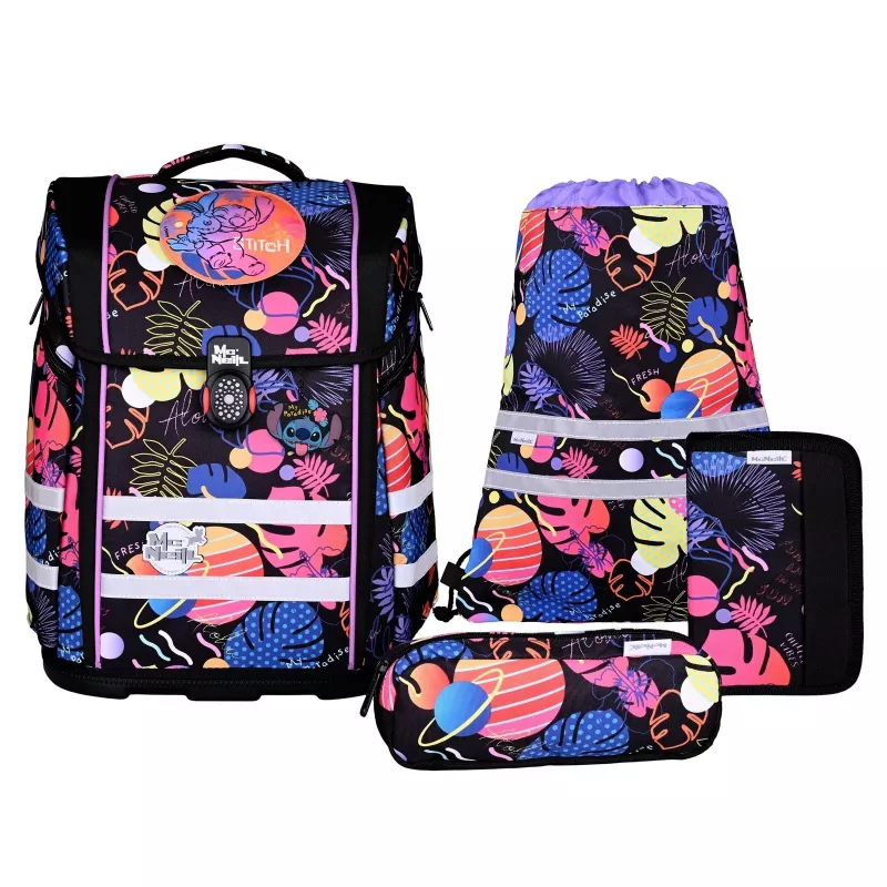 McNeill koulureppusetti PERFECTO 5-osainen Disney Stitch III