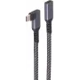 ShiverPeaks BS14-74013 USB-C – USB-C 3.2 Gen 2 -kaapeli, 0,5 m, musta/valkoinen