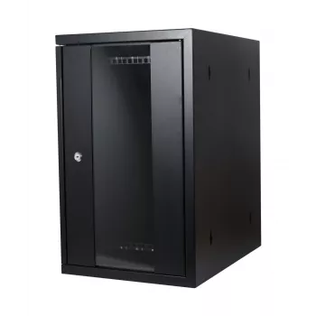 ALLNET 19 tuuman seinäkotelo pystysuora T370 musta SMH-sarja