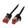 Synergy21 CAT6 U/FTP Slimline Ethernet-verkkokaapeli RJ45, 3m, musta