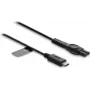 Delock USB Type-C latauskaapeli 5V Philips-partakoneille QP2724, QP2834, MG9520-sarja - 1m varakaapeli