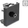 Delock Easy 45 -moduuli DC 5,5 x 2,1 mm naaras DC 5,5 x 2,5 mm uros -adapteri musta
