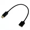 LogiLink CV0112 DisplayPort EDID -testeri, musta