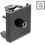 Delock Easy 45 -moduuli DC 5,5 x 2,5 mm naaras DC 5,5 x 2,1 mm uros musta