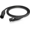 Behringer PMC-150 XLR-kaapeli, naaras-uros, mikrofonikaapeli 1,5 m, musta
