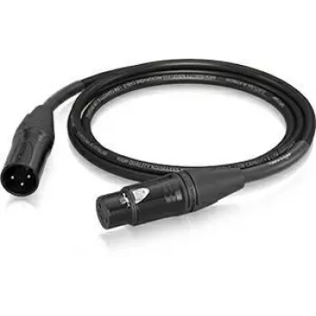 Behringer PMC-150 XLR-kaapeli, naaras-uros, mikrofonikaapeli 1,5 m, musta