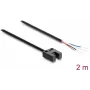 Delock haarukkavalokenno 5 mm rako U-tyyppi 4 avoimella kaapelinpäällä PNP vaalea/pimeä kytkettävä 2 m