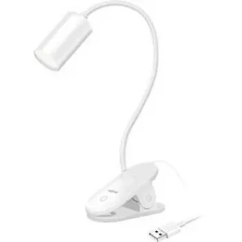 LogiLink LED-työpöytävalaisin puristimella, 3,8 W, valkoinen