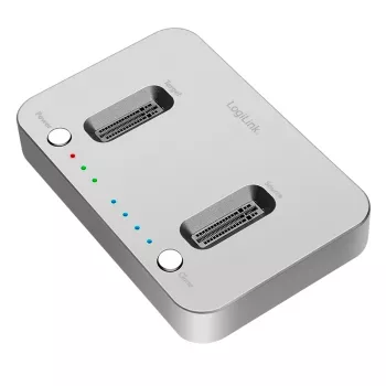 LogiLink USB 3.2 Gen2 -telakointiasema, 2-paikkainen, M.2 NVMe SSD:lle, kloonaustoiminto