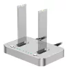 LogiLink USB 3.2 Gen2 -telakointiasema, 2-paikkainen, M.2 NVMe SSD:lle, kloonaustoiminto