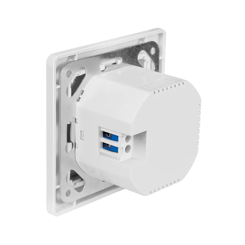 LogiLink seinäpistorasia 2-porttisella USB-C-laturilla, 25W PD