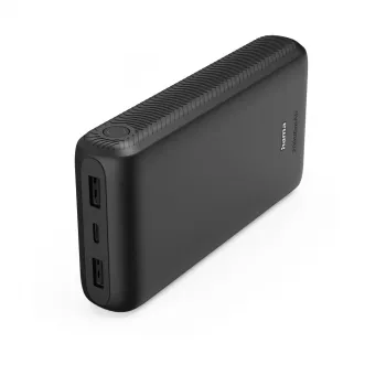 Hama Power Pack New Performance 20 20000 mAh, 2 USB-C, USB-A, antrasiitti