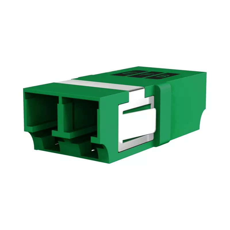 EFB Keystone-moduuli LC/APC Duplex OS2 vihreä - yksimuotokuituadapteri