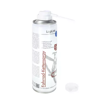 LogiLink RP0024 ketjuvoitelusuihke polkupyörille PTFE:llä ja MoS2:lla, 300 ml