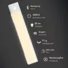 LogiLink LED-kaappivalaisin, erittäin ohut, PIR-tunnistin, 200mm, 80lm