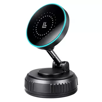 LogiLink langaton autolaturi, vakuumimagneetti, 360° taitettava, 25W