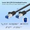 LogiLink Cat.6A S/FTP patch-kaapeli, CCA, LSZH, musta, 5 m, EconLine