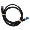 LogiLink Cat.6A S/FTP patch-kaapeli, CCA, LSZH, musta, 5 m, EconLine
