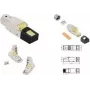 LogiLink MP0085 kenttäasennettava Cat.8.1 RJ45-liitin, suojattu, erittäin lyhyt