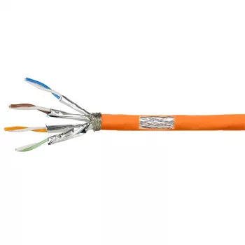 LogiLink Cat.7 600 MHz asennuskaapeli 23 AWG CCA, S/FTP 10 m, oranssi