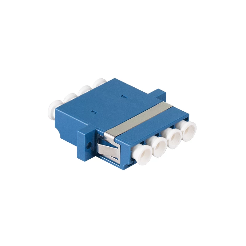 LogiLink LC Quad kuituadapteri, 12 kpl pakkaus, sininen, laippa-asennus, singlemode