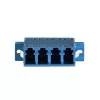 LogiLink LC Quad kuituadapteri, 12 kpl pakkaus, sininen, laippa-asennus, singlemode