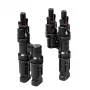 LogiLink aurinko Y-liitinsarja, 2 kpl, MC4-yhteensopiva, pistoke ja liitin, PVC, musta