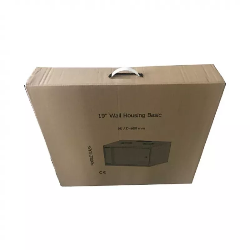 EFB Elektronik BASIC 15U seinäasennettava verkkokaappi, 19 inch, 450 mm syvyys, musta RAL 9005