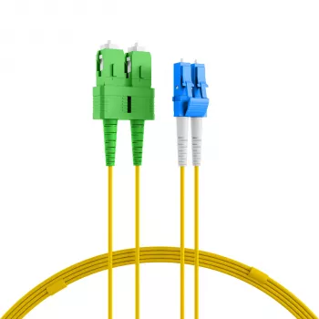 EFB Elektronik duplex-jatkokaapeli LC-SC/APC 9/125µm OS2 LSZH keltainen 2,0 mm 40 m
